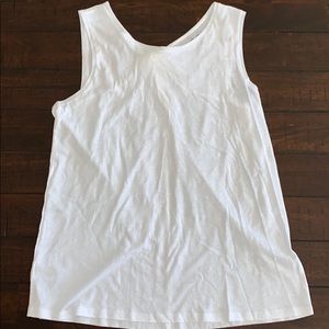 White Casual Tank